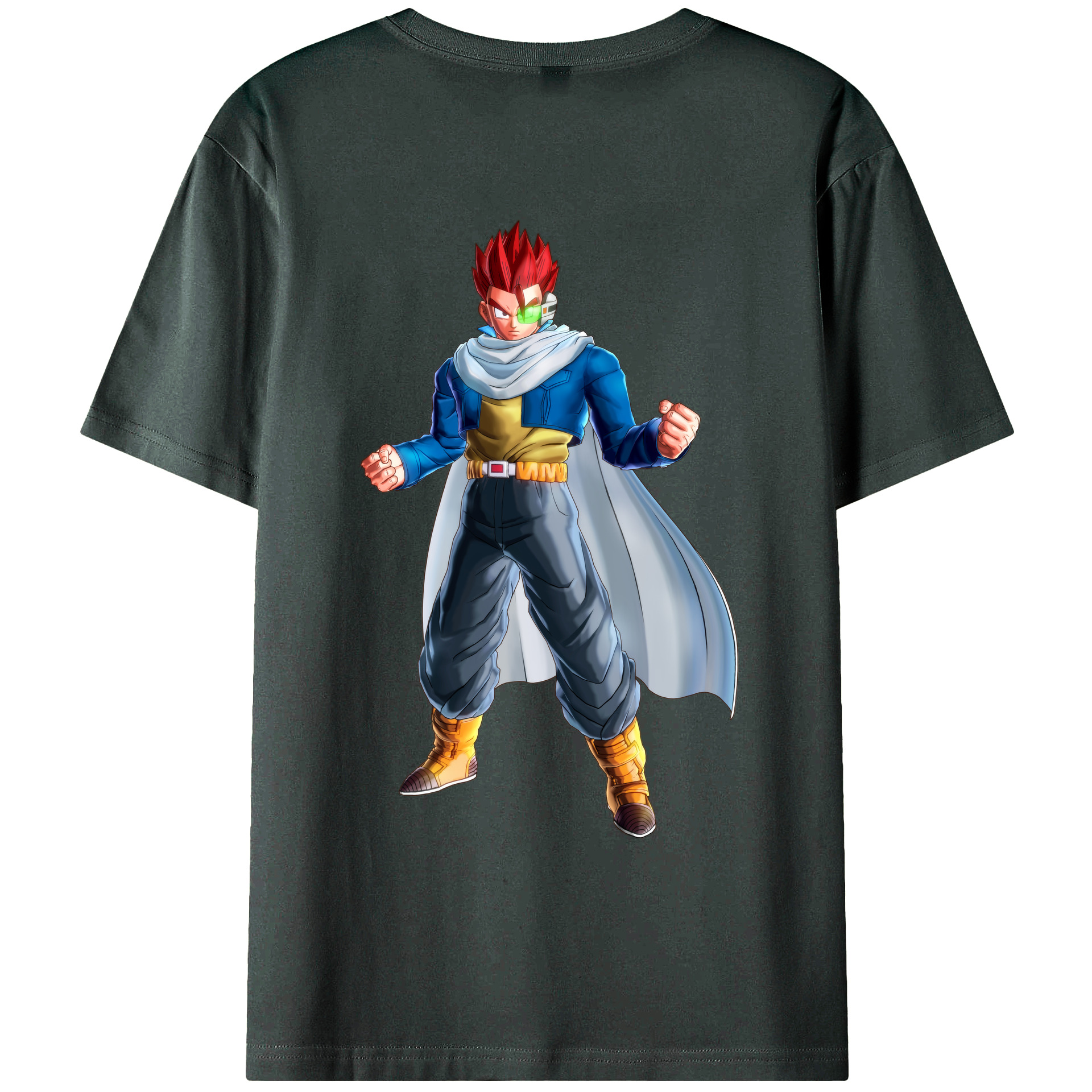 （画像用） ドラゴンボール 孫 悟飯（そんごはん）DRAGON BALL Son Gohan 綿100％ メンズ半袖Tシャツ（バックプリント） 通気性